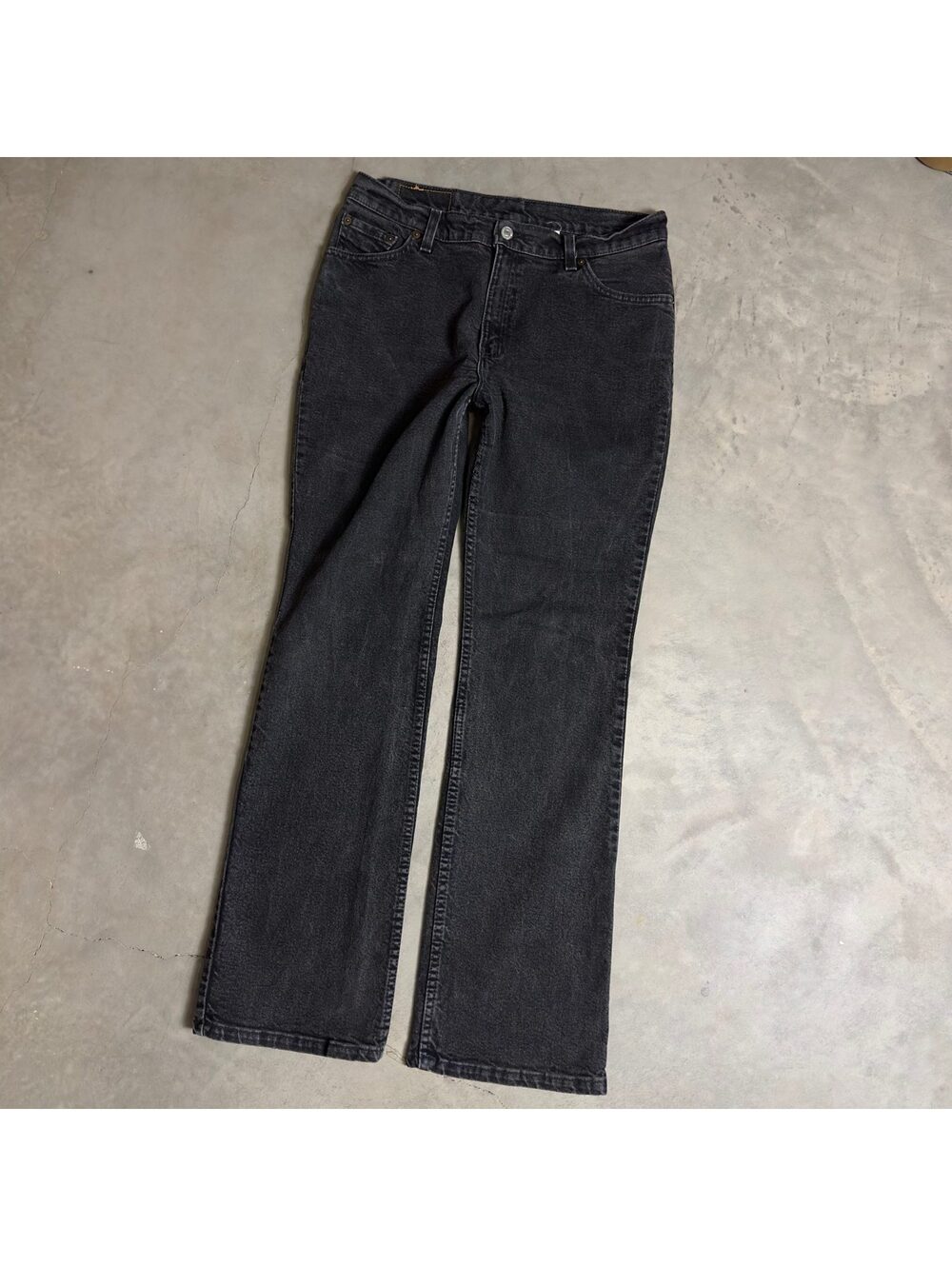 Vintage Levi's 517 Bootcut Jeans 30x33 Black USA